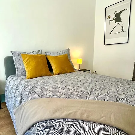 Appartement Spacieux F2 Proche Gare Au Calme Mulhouse